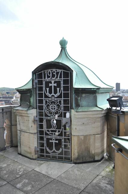 Der Eingang zum Treppenturm. | Foto: Daniela Somers