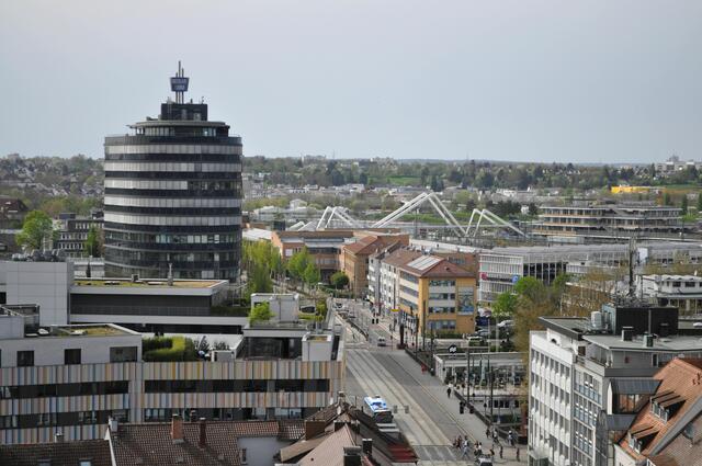 Heilbronn von oben. Mal eine ganz andere Perspektive. | Foto: Daniela Somers