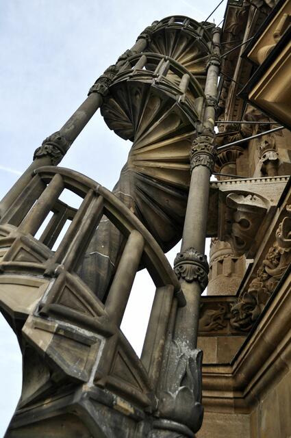 Außenwendeltreppe. | Foto: Daniela Somers