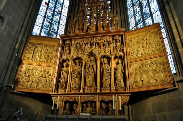 Der unglaublich filigran gearbeitete Altar von Hans Seyfer | Foto: Daniela Somers