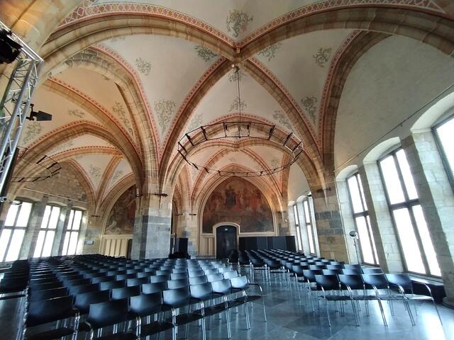 Krönungssaal im Rathaus - ehemaliger Saal für die Krönungsmähler | Foto: sigischlottke