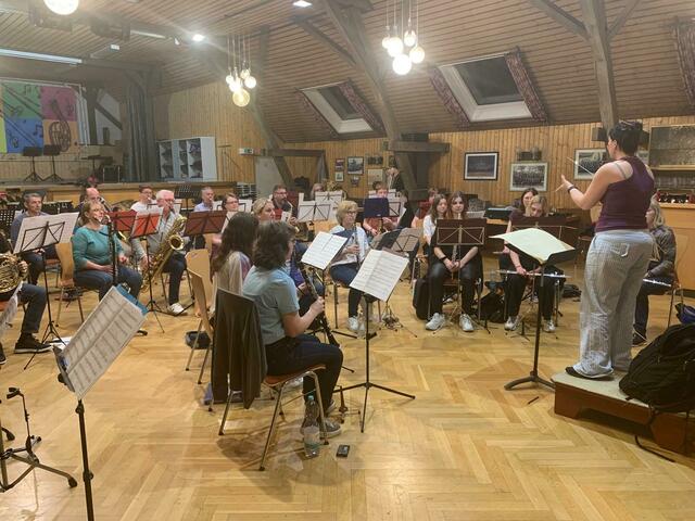 Übungswochenende der Stadtkapelle Lauffen unter Leitung von Isabel González Villar | Foto: Privat
