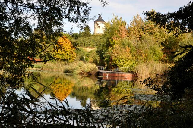 Ziegeleipark Helbronn-Böckingen. 1995 eröffnet. Ein schöner Park mit See, Staudenbeeten, Wildtieren und sogar einem kleinen Biergarten. | Foto: Daniela Somers