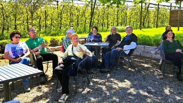 Der erste Wein ist schon probiert. | Foto: Isolde Reitz
