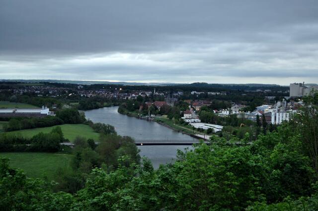 Ausblick über Wimpfen. Aufgenommen an der Rückseite des Palas | Foto: Daniela Somers