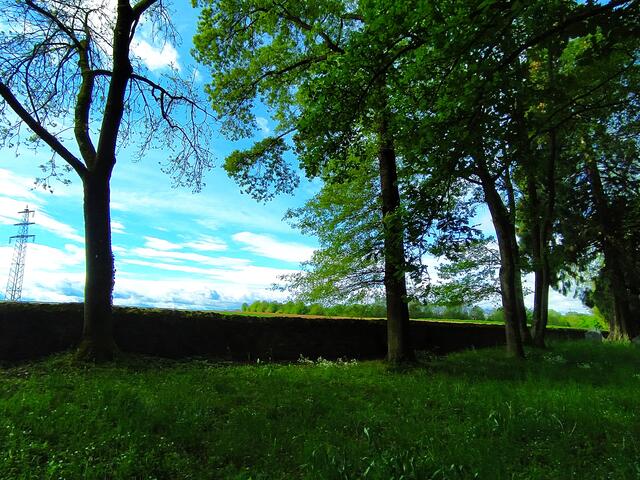 Zwischen kurzen Regenschauern grüßt uns der Himmel leuchtend blau🔵 | Foto: sigischlottke