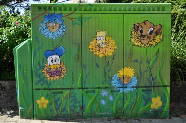 Graffiti-Projekt des Jugendhauses  | Foto: Daniela Somers