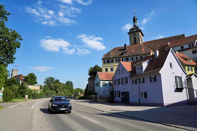 Kirchberg mit Rathausburg und Kiesstraße | Foto: Ulrich Seidel
