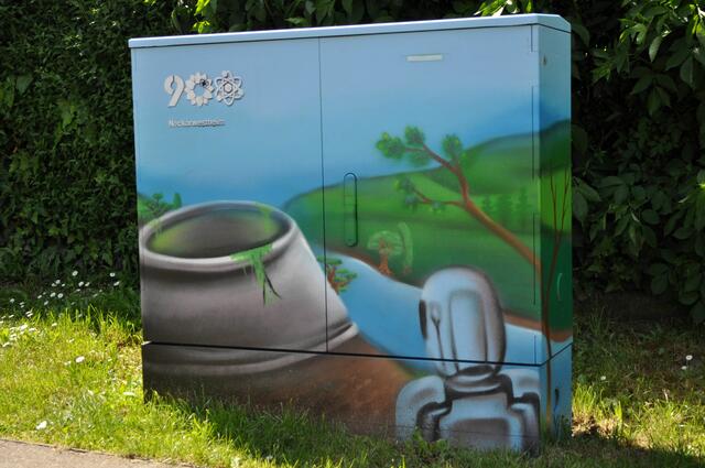 Graffiti-Projekt des Jugendhauses  | Foto: Daniela Somers