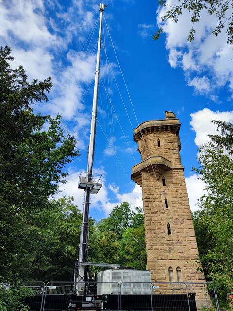 Der Hobbyfotografin gelingt es sogar diese Antenne noch nett darzustellen | Foto: Aurelia Kling