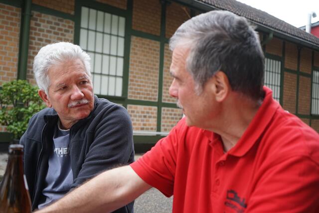 Jürgen Ott und Uwe Ziegler beim Pläne schmieden! | Foto: Helmut Epp