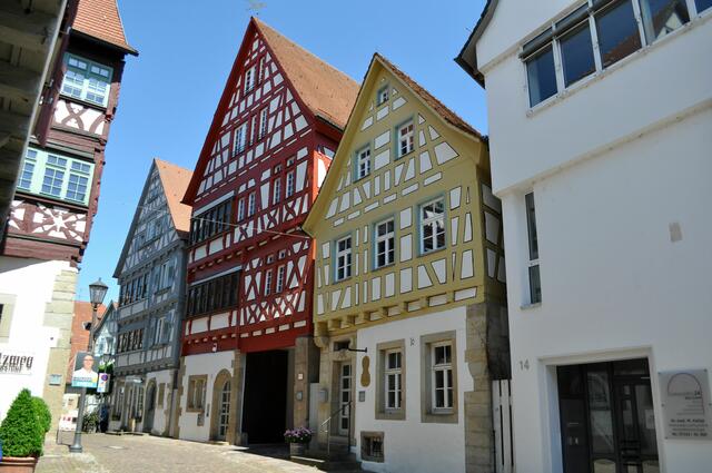 Fachwerkhäuser in der Schieringer Straße.  | Foto: Daniela Somers