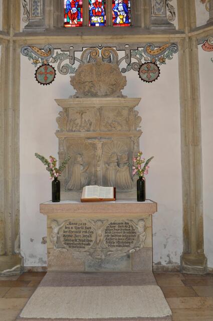 Epitaph der Eheleute Breitschwert. | Foto: Daniela Somers