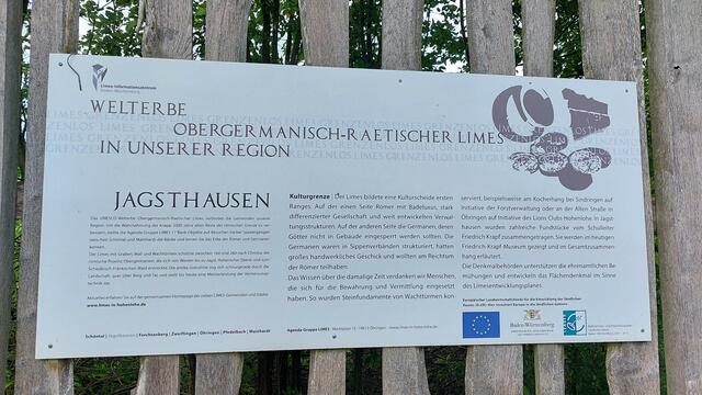 Zweite Limes-Information | Foto: Elfriede Baier 