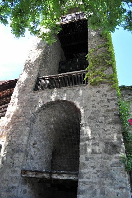 Pulverturm. Zur Stadtseite war er geöffnet um zu vermeiden, dass bei einer etwaigen Einnahme des Turms, dieser als Festung gegen die Stadt benutzt werden konnte. | Foto: Daniela Somers