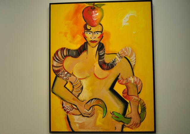 Elvira Bach, Am Anfang war der Apfel, 1993 | Foto: Daniela Somers