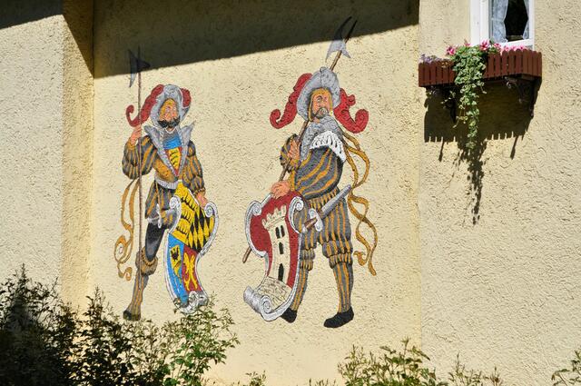 Bemalung am Haus neben dem Hexentürmle. | Foto: Daniela Somers