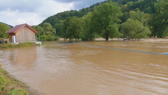 Hochwasser am Kocher in Braunsbach | Foto: Ralf Röser