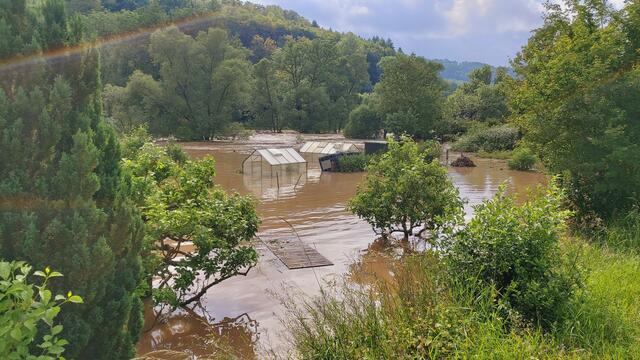 Hochwasser am Kocher in Braunsbach | Foto: Ralf Röser