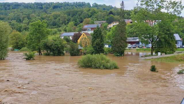 Hochwasser am Kocher in Braunsbach | Foto: Ralf Röser