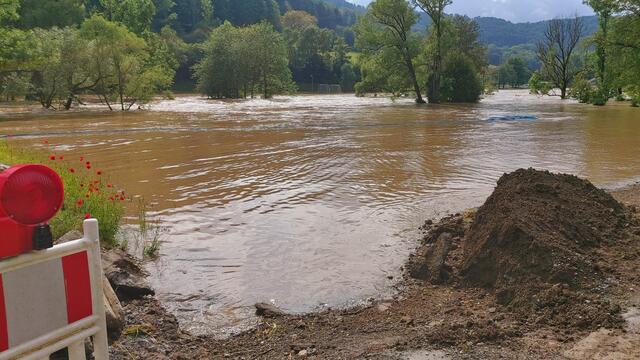 Hochwasser am Kocher in Braunsbach | Foto: Ralf Röser