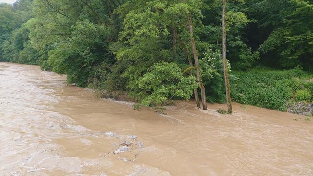 Hochwasser am Kocher in Braunsbach | Foto: Ralf Röser