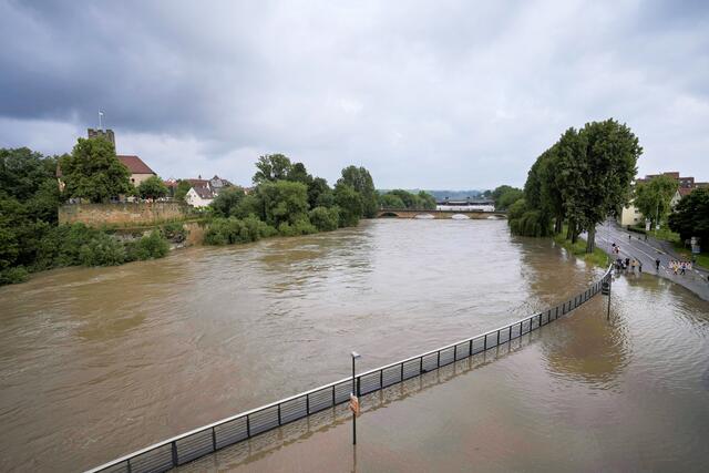 Blick von der Regiswindiskirche auf den Neckar 02.06.24 | Foto: Ulrich Seidel