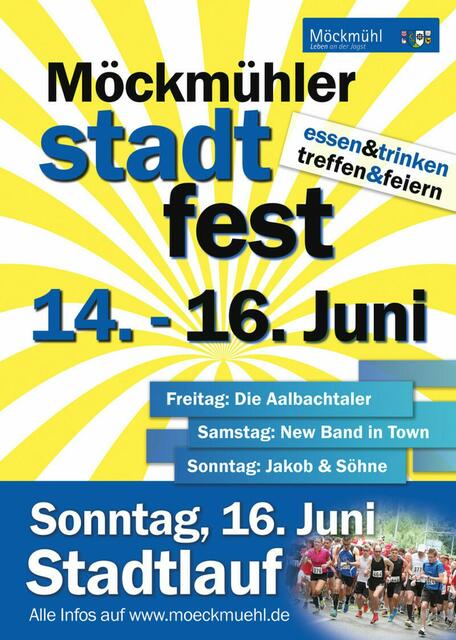 Möckmühler Stadtfest: 14. bis 16. Juni 2024 | Foto: Stadtverwaltung Möckmühl_Stefanie Keck