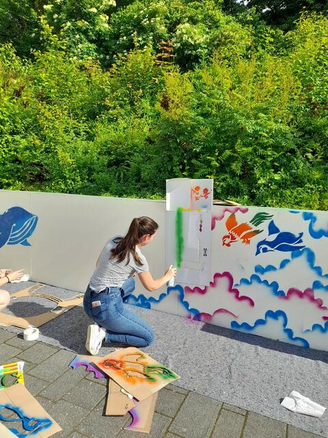 Graffiti sprühen | Foto: Jugendpavillon Öhringen