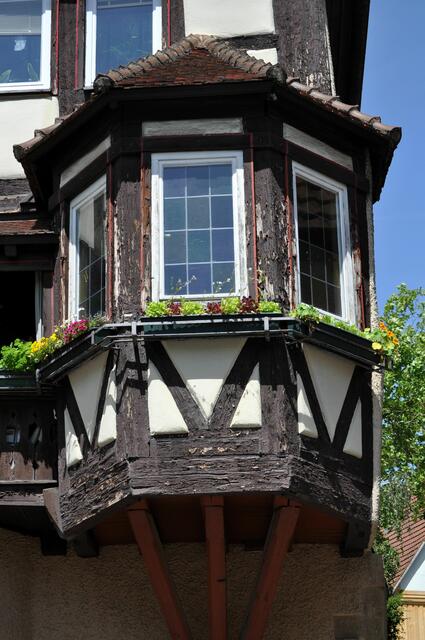 Der schöne Erker, von dem das Haus den Namen hat. | Foto: Daniela Somers