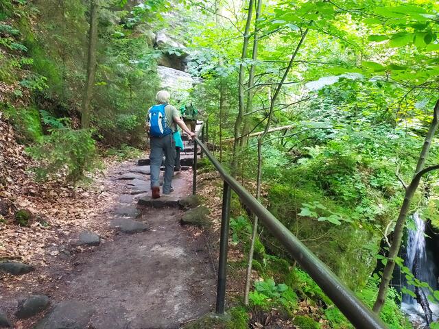 Und hier geht's wieder hinauf | Foto: sigischlottke