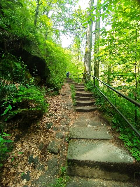 Es gibt immer wieder viele Treppen - ist ganz schön anstrengend | Foto: sigischlottke
