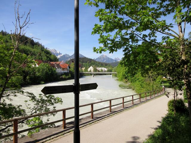 Lech in Füssen | Foto: WandernGabyErich