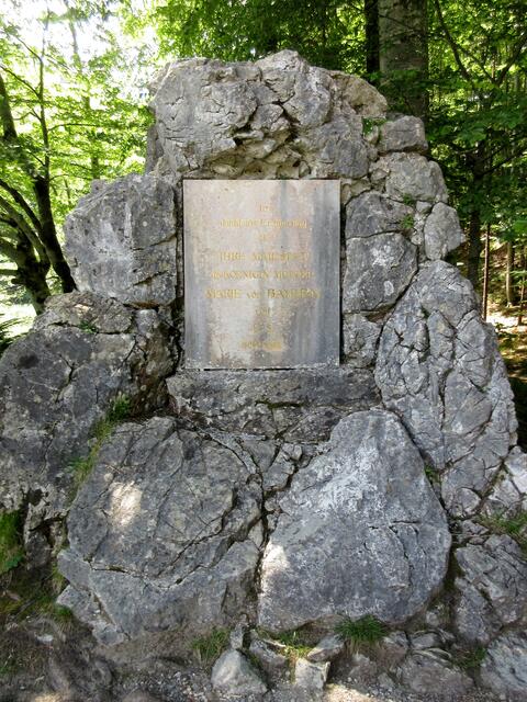 Denkmal am Alpsee | Foto: WandernGabyErich