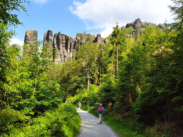 Auf dem Rückweg sehen wir diese imposante Felsformation.  | Foto: sigischlottke