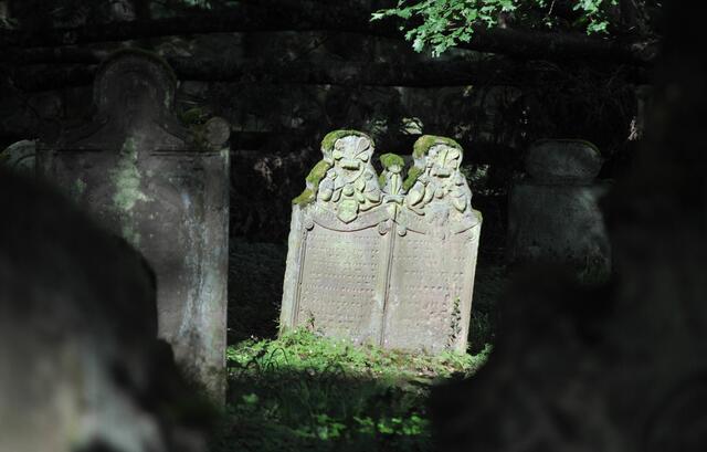 Die Sonne strahlt immer wieder das eine oder andere Grab an. | Foto: Daniela Somers