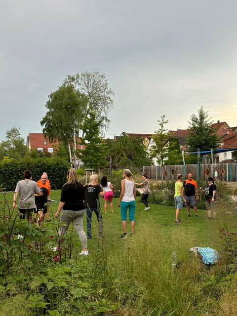 Die Teilnehmer beim Selbstverteidigungstraining im Schwanengarten | Foto: Karateverein Eppingen