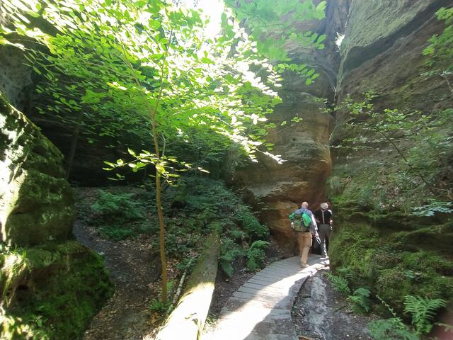 Vom Kuhstall ging's auf felsigen Pfaden abwärts  | Foto: sigischlottke