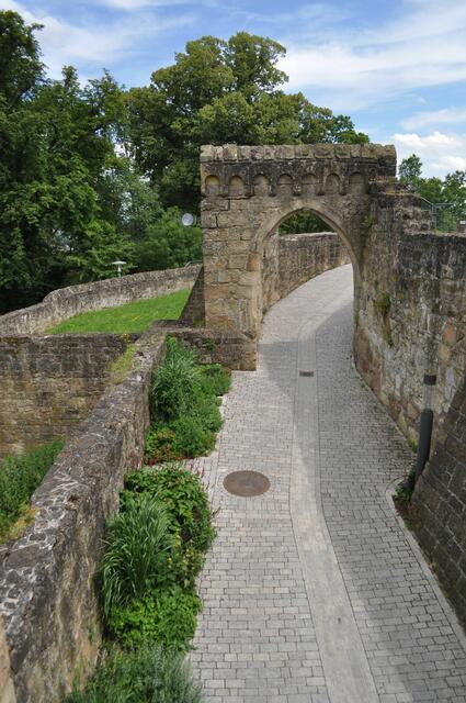 Blick von oben auf eines der Tore. Die Stadt Sinsheim hat die Anlage vorbildlich instant gesetzt. | Foto: Daniela Somers