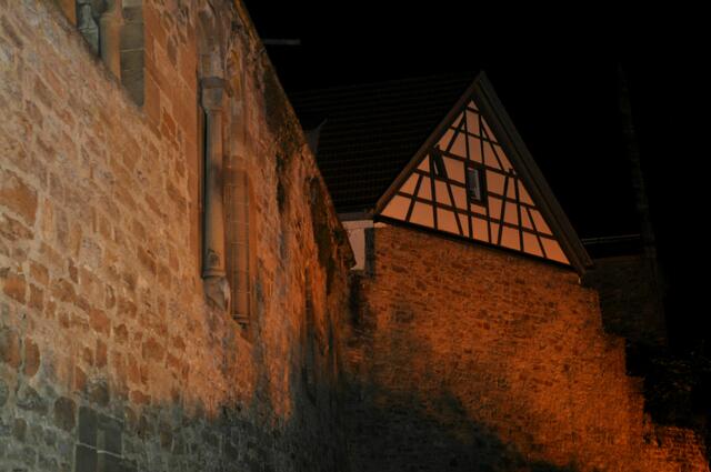 Viele Gebäude der Altstadt sind in dieses warme Licht getaucht. | Foto: Daniela Somers