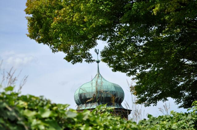 Die Kirchenspitze sieht man auch von hier schon. | Foto: Daniela Somers