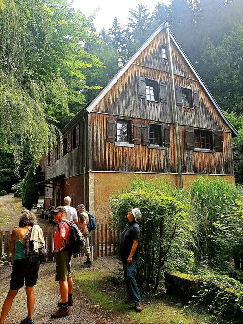 Die romantisch gelegene Hördter Mühle, eine um 1763 erbaute Getreide - und Sägemühle. | Foto: Isolde Reitz