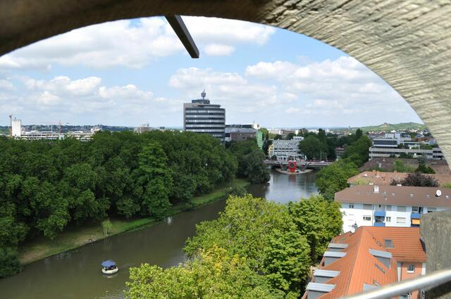 Blick über den Neckar zur Inselspitze | Foto: Daniela Somers