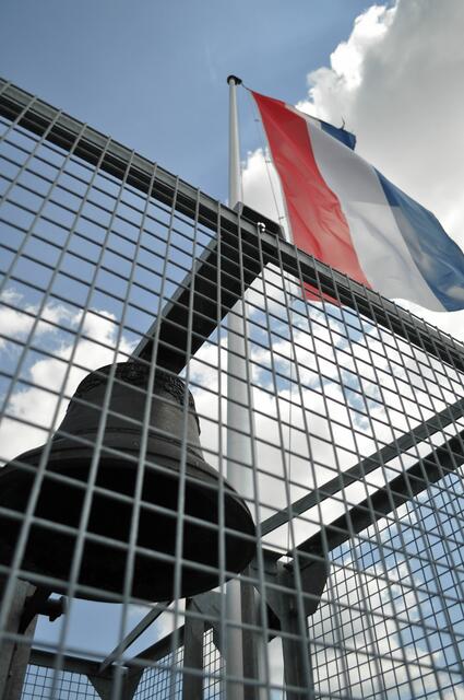 Die Fahne mit den Farben von Heilbronn | Foto: Daniela Somers