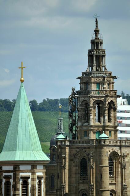 So einen schönen Ausblick zum Kiliansturm hat man ja selten. | Foto: Daniela Somers