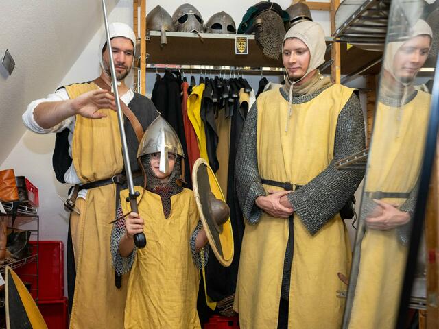 Lukas Künzel in voller Montur.  | Foto: Christiana Kunz