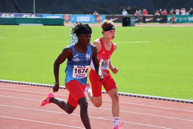 100m Sprint mit Cedric Riecker | Foto: Eigenes Bild