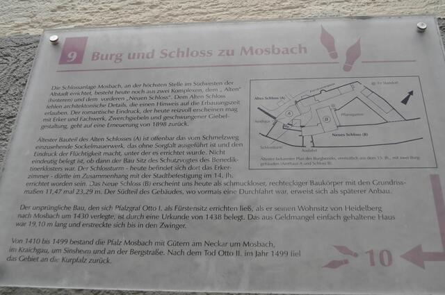 Erklärungstafel des Schlosses. | Foto: Daniela Somers