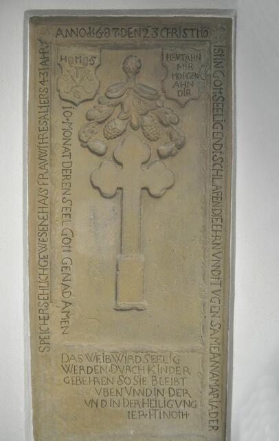 Epitaph Speicher (1644–1687) | Foto: Daniela Somers
