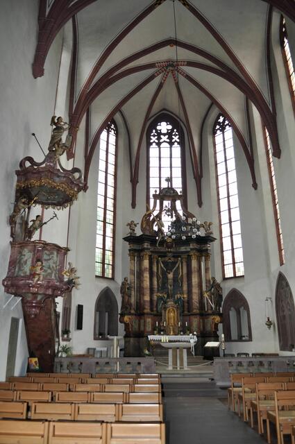 Der Chor. Katholischer Teil der Kirche. | Foto: Daniela Somers